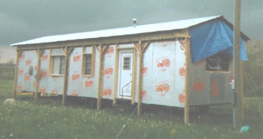 pole house with Celotex insulation
